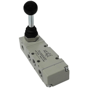 VALV ALAVANCA/TRAVA 1/8BSP 5/2V 90° SERIE 70 PINTURA EPOXI