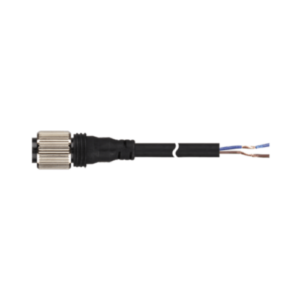 CONECTOR FEMEA M12 CABO 02 MTS 04 PINOS RETO VCA