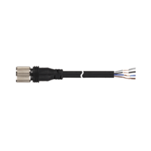 CONECTOR FEMEA M08 CABO 05 MTS 04 PINOS RETO VCC